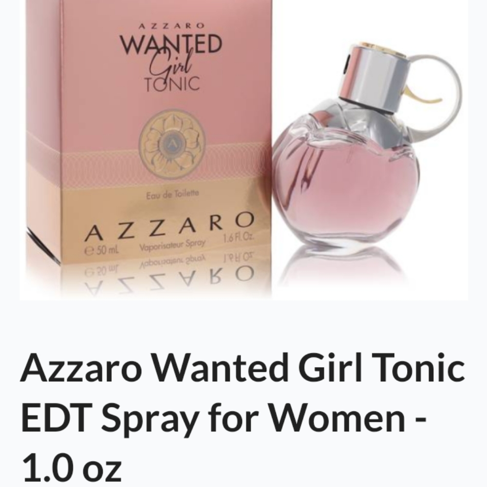 New w/box Azzaro Wanted Girl Tonic EDT Spray 1.0oz